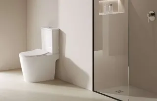 Унитаз-компакт Kludi Resa R 23WCT43 безободковый смыв торнадо белый