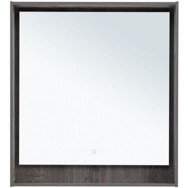 Зеркало с подсветкой Aquanet Милан 336395 80 см дуб рошелье