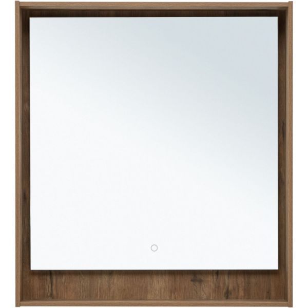 Зеркало с подсветкой Aquanet Милан 336400 80 см дуб рустикальный