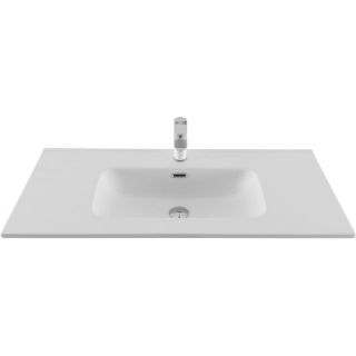 Раковина Aquanet Flat 330426 100 см белый матовый