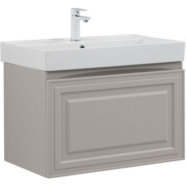 Тумба под раковину Aquanet Агата 345487 75 см бежевый