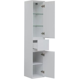 Пенал Aquanet Милан 339957 35 см белый глянец