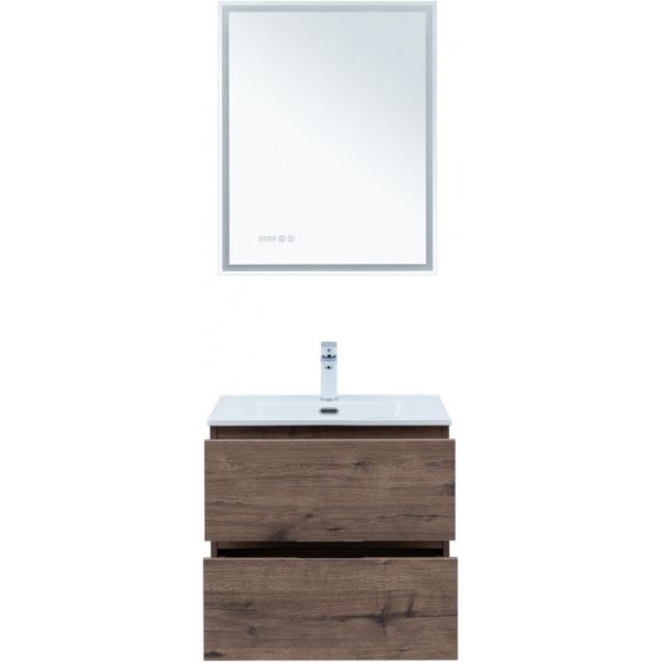 Тумба под раковину Aquanet Алвита New 334184 60 см дуб веллингтон табак