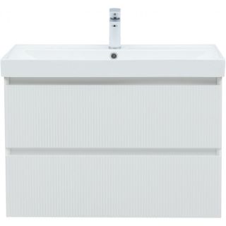 Тумба под раковину Aquanet Альтера 337156 80 см белый матовый