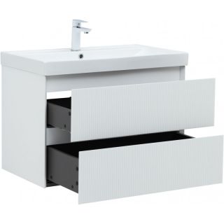Тумба под раковину Aquanet Альтера 337156 80 см белый матовый