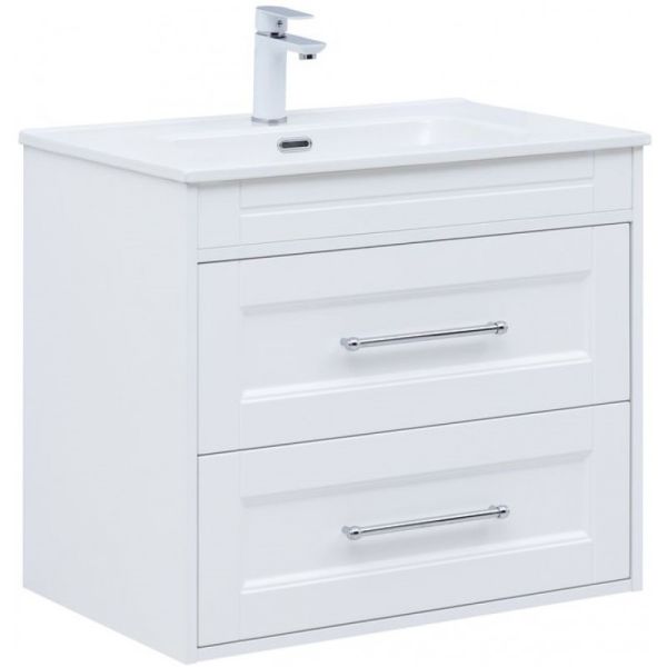 Тумба под раковину Aquanet Бостон New 339599 70 см белый сатин
