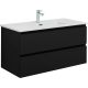 Тумба под раковину Aquanet Вега 2.0 337951 100 см чёрный