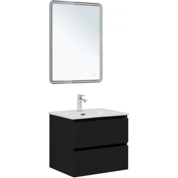 Тумба под раковину Aquanet Вега 2.0 337953 60 см чёрный