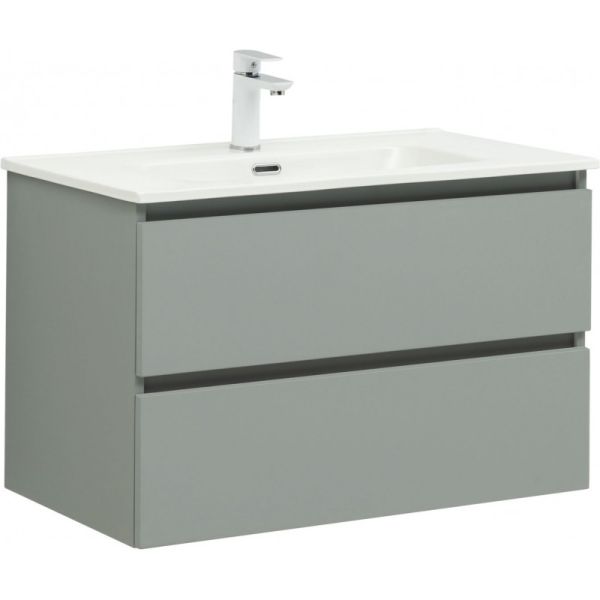 Тумба под раковину Aquanet Вега 2.0 337961 80 см мисти грин