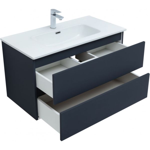 Тумба под раковину Aquanet Вега 2.0 337950 90 см маренго