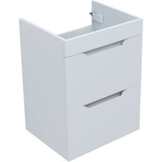 Тумба под раковину Aquanet Практика 347914 50 см белый глянец