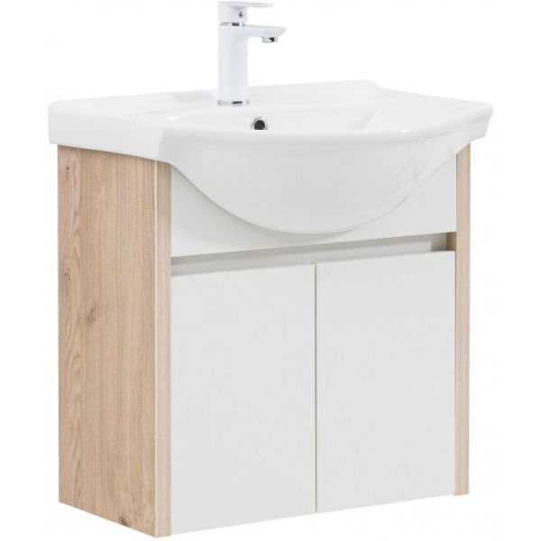 Тумба под раковину Aquanet Сидней 345121 60 см дуб кантри/белый