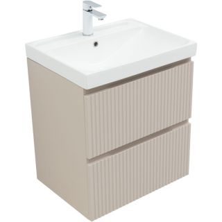 Тумба под раковину Aquanet Джейн 343975 60 см бежевый