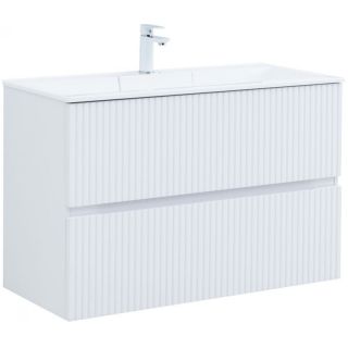 Тумба под раковину Aquanet Джейн 313288 100 см белый матовый