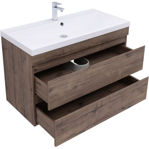 Тумба под раковину Aquanet Нота New 334194 100 см дуб веллингтон табак