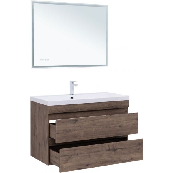 Тумба под раковину Aquanet Нота New 334194 100 см дуб веллингтон табак