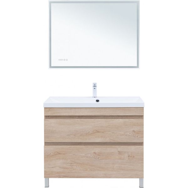 Тумба под раковину Aquanet Нота New 344149 100 см дуб светлый