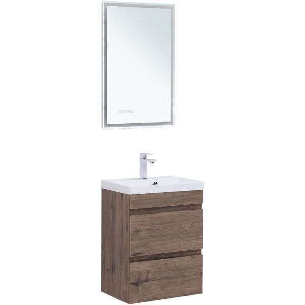 Тумба под раковину Aquanet Нота New 334190 50 см дуб веллингтон табак