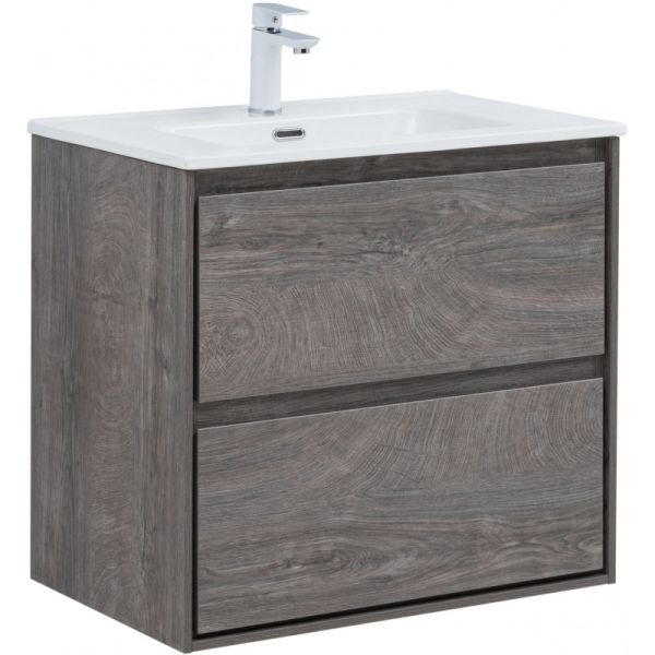 Тумба под раковину Aquanet Милан 336373 70 см дуб рошелье