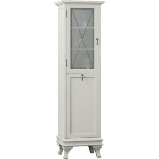 Шкаф-колонна Opadiris Борджи 45 L Z0000012564 с бельевой корзиной Слоновая кость