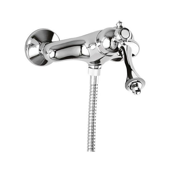 Смеситель для душа однорычажный, белый глянцевый Cezares MARGOT-DM-BLC