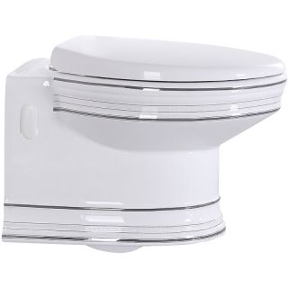 Унитаз CeramaLux Lux Classic 1412 приставной с сиденьем Микролифт