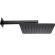 Верхний душ Bossini MatBlack H69598I.073 28 см чёрный матовый