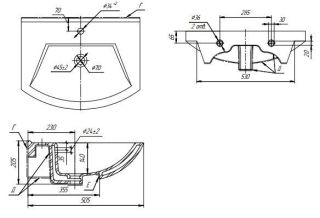 Dreja Умывальник Альфа 65