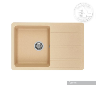 Мойка кухонная Акватон Аманда 78см латте