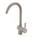 Смеситель для кухни Акватон Лиам серый шелк 1AX003FCXX250