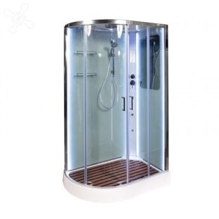 Душевая кабина Deto А102 R LED и гидромассажем 120х80х220 см