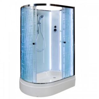 Душевая кабина Deto ЕМ2712 R N LED 120х80х210 см