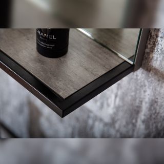 Зеркало с подсветкой Бриклаер Лофт 4627125413322 45 см метрополитен грей