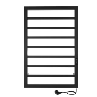 Полотенцесушитель электрический Indigo Crete DGC80-50BRRt 80x50 чёрный муар
