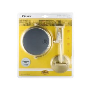 Зеркало косметическое FIXSEN Hotel золото-сатин D15 (FX-31021G)