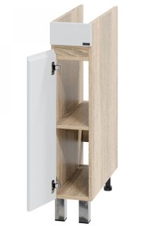 Тумба под раковину для стиральной машины СанТа Марс 700355 19см янтарный