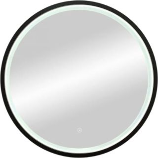 Зеркало с подсветкой ArtMax Livorno AM-Liv-800-DS-F-Nero 80 см чёрный