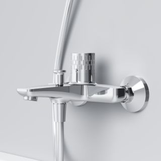 Смеситель для ванны AM.PM Gem F90A10400 с индикацией температуры Хром