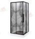 Душевой уголок AvaCan KB 100-110 чёрный