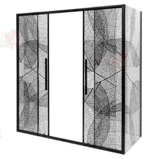 Душевой уголок AvaCan FB2 190-210 + SB80 чёрный