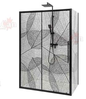 Душевой уголок AvaCan FB 140-160 + SB 90 чёрный