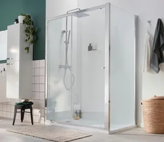 Душевая дверь Jacob Delafon Serenity E14P120-GA 120 см профиль хром стекло прозрачное