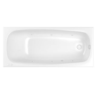 Гидромассажная ванна WHITECROSS Layla 0102.170075.100.SOFT.WH 170x75 см Soft белый
