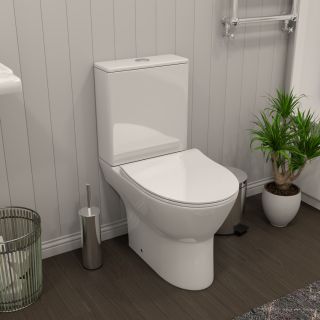 Унитаз напольный Maretti Ritta безободковый с микролифтом, RI10NBM58-844, белый