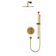Душевой комплект термостатический WHITECROSS Y YSET09GLB брашированное золото