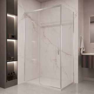 Душевой уголок Vincea Stella VSR-1ST8015CL, 1500*800, хром, стекло прозрачное