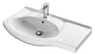 Мебельная раковина Santek Коралл 1WH110228 крыло справа 83см белый