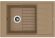 Кухонная мойка Florentina Липси 780 P капучино