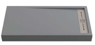 Экран Good Door Stella ГРАФИТ 1600x900