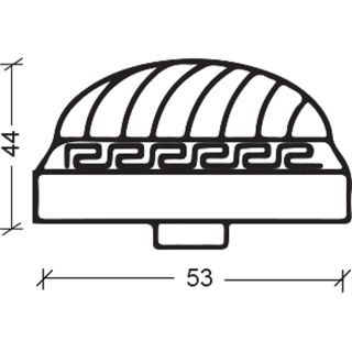 Декоративная ручка для мебели Armadi Art Satine золото 822-G